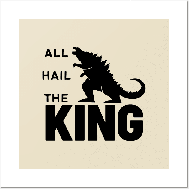 Godzilla the king Wall Art by EdSan Designs